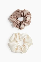 Lot de 2 couvre-élastique en soie