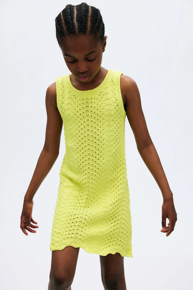 Robe texturée en coton