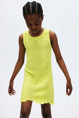 Textured Cotton Dress