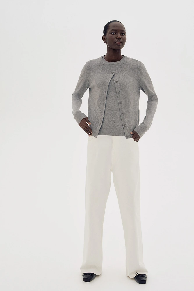 Fine-knit Cardigan