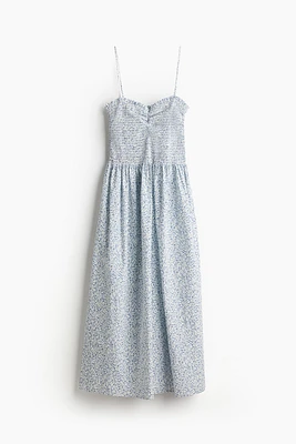 Smocked-bodice Dress