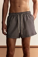 Patterned Swim Shorts