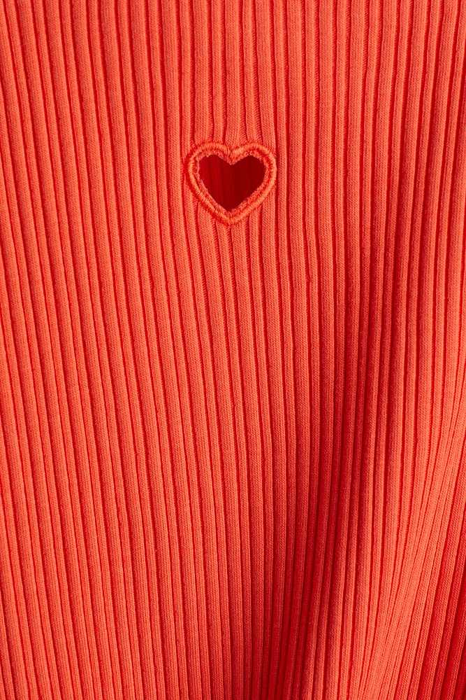 Ribbed strappy dress