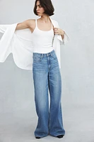 Jean ample très doux à taille haute