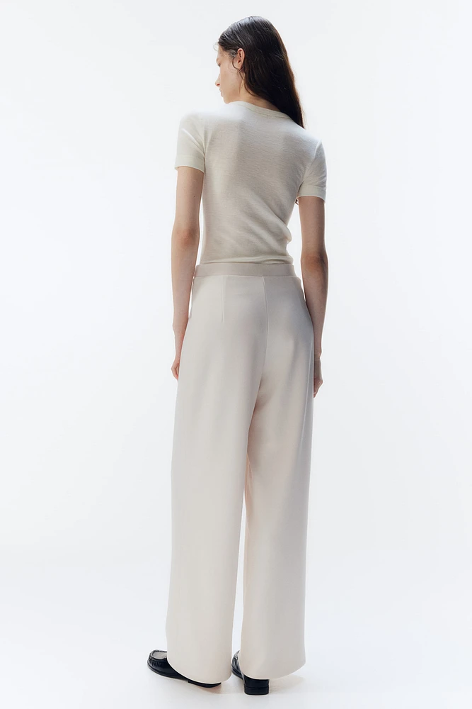 Buckle-detail Dress Pants