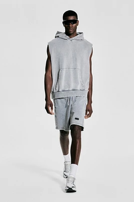Kangourou de sport ample sans manches