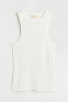 Rib-knit Tank Top