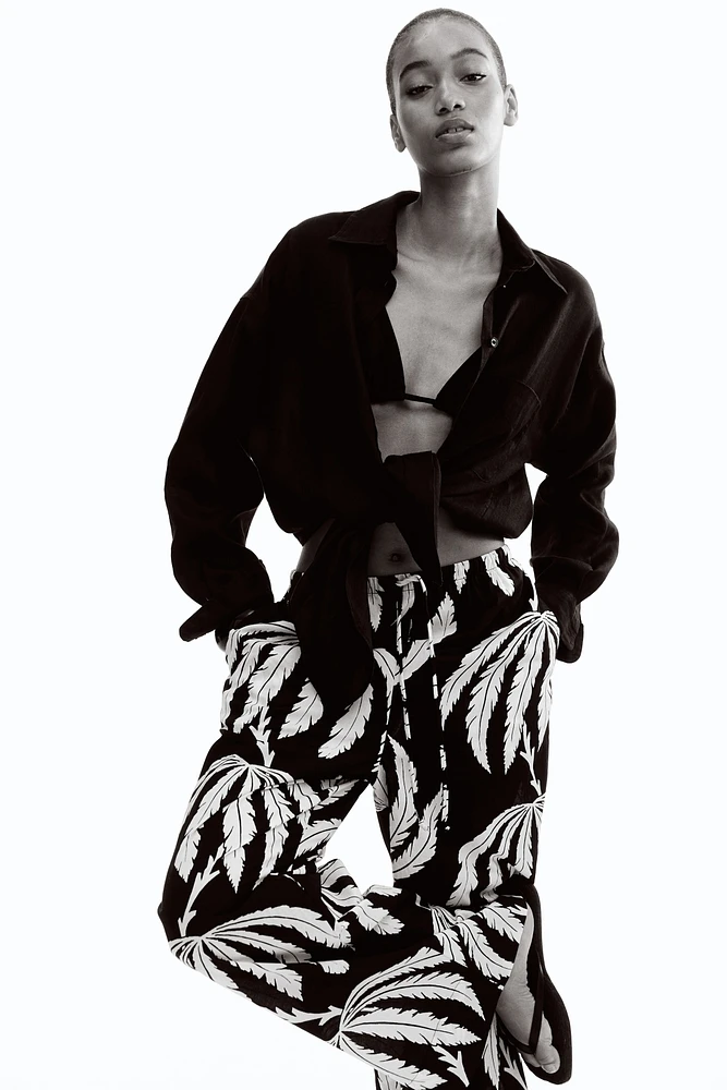 Cotton Drawstring Pants