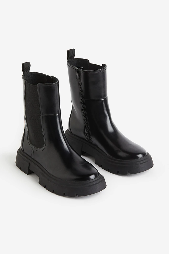 Chunky Chelsea Boots