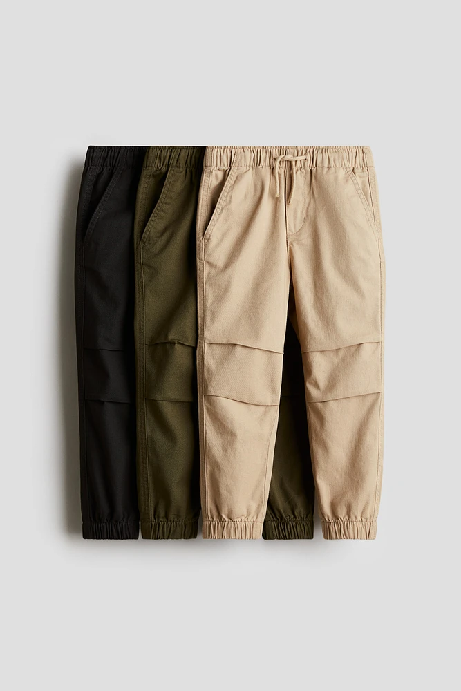 3-pack Cotton Joggers