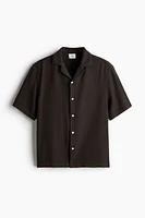 Regular Fit Textured Resort Shirt