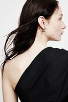 Draped One-shoulder Top