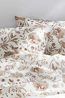 Patterned Cotton King/Queen Duvet Cover Set