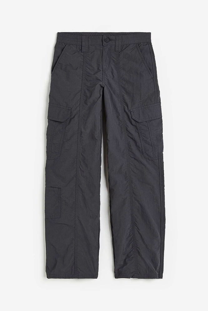 Wide-leg Cargo Pants