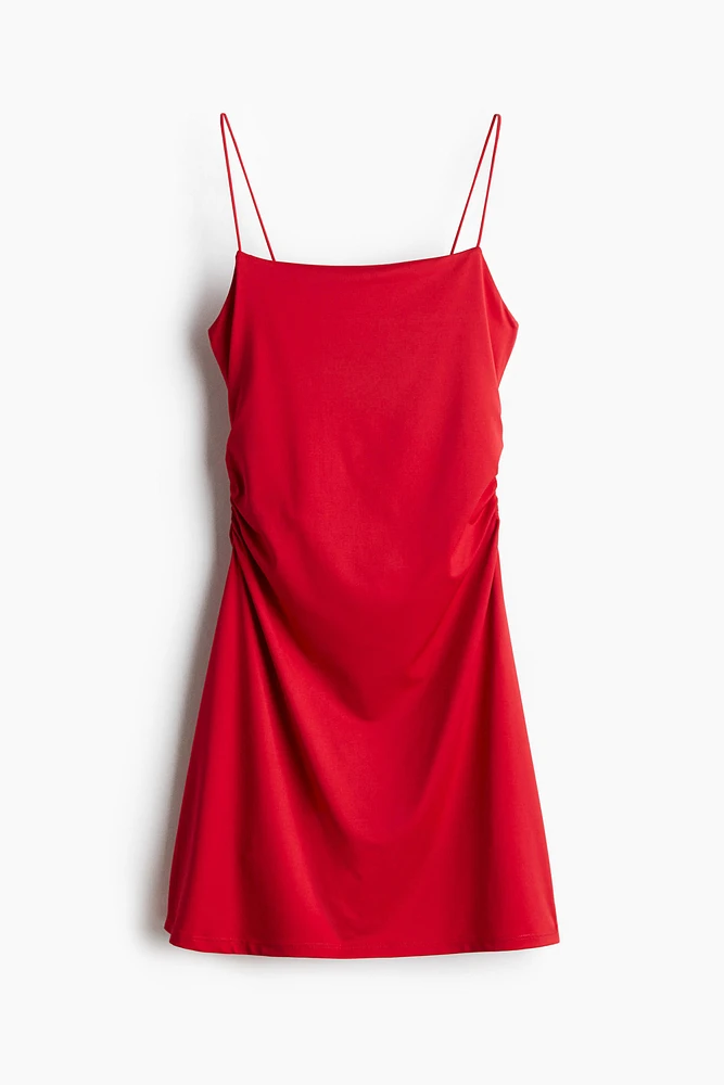 Draped Slip Dress