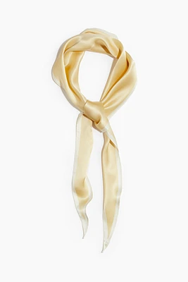 Diamond-Shaped Silk Scarf