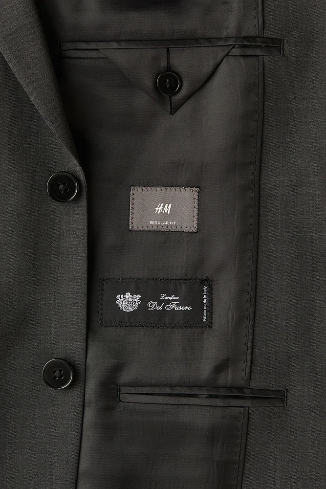 Veste Coupe Amincie en laine mélangée