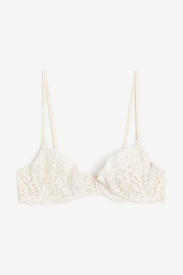 Non-padded Underwire Lace Bra