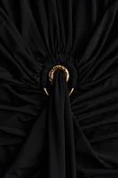 Draped Cutout Dress