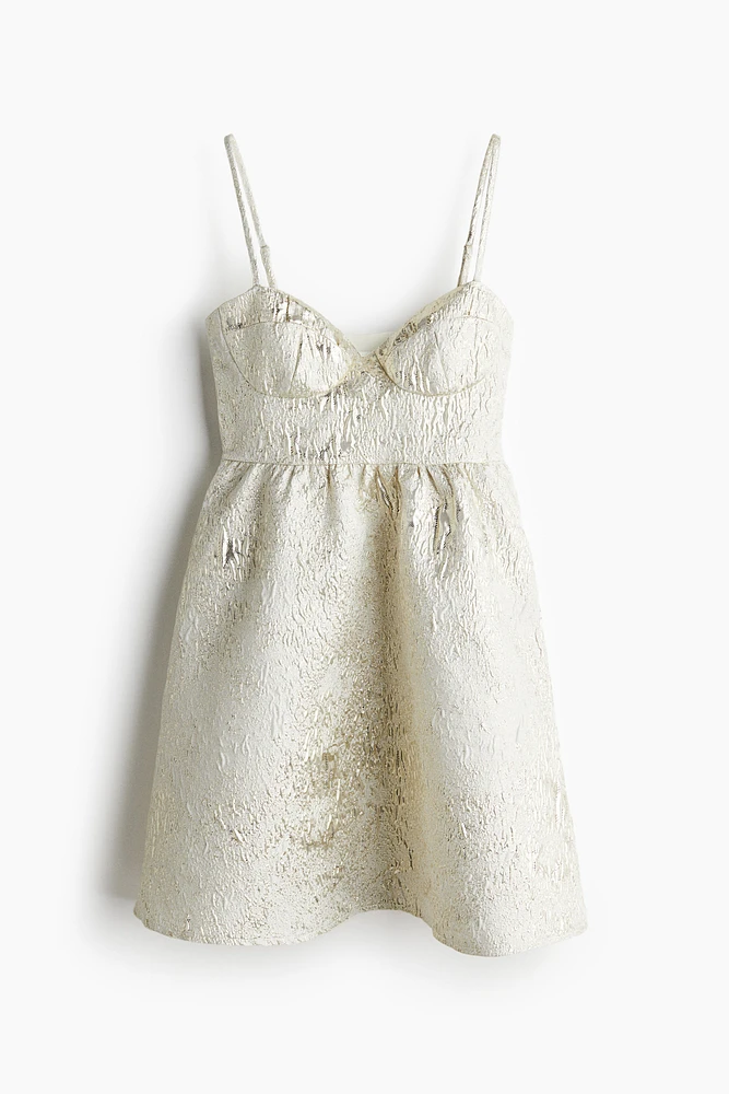 Jacquard-Weave Dress