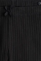 Ribbed Cotton Leggings