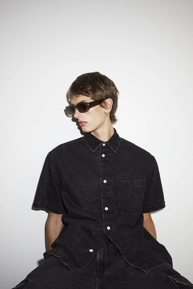 Chemise Coupe Flottante en denim