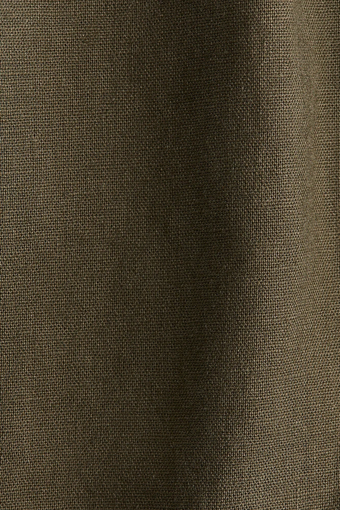 Linen-Blend Shorts