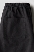 Linen-Blend Pants