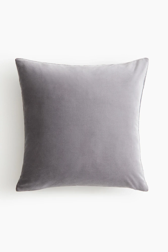 Housse de coussin en velours