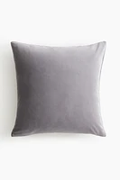 Housse de coussin en velours