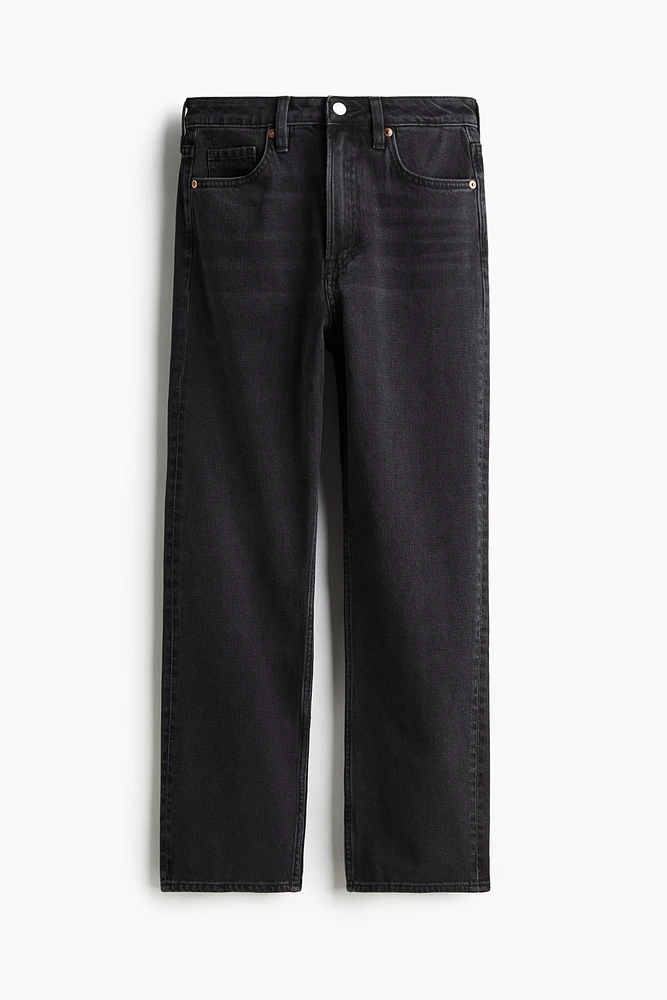 Slim Straight High Ankle Jeans