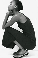 Crinkled Jersey Dress