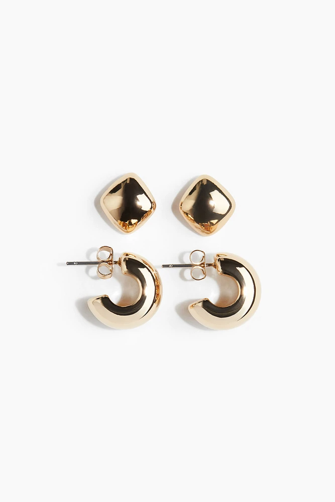 2 Pairs Earrings