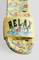 Printed Pool Shoes
