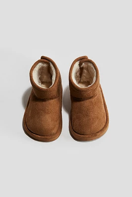 Bottines avec doublure duveteuse