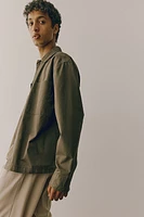 Regular Fit Twill Overshirt