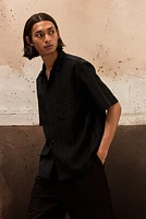 Regular-Fit Textured Resort Shirt