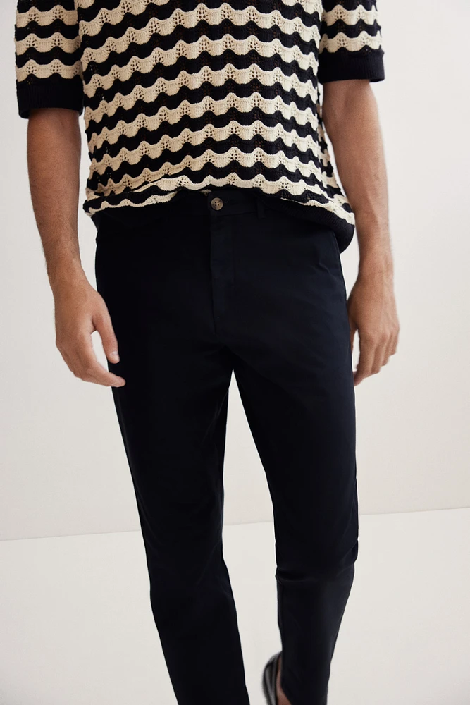 Slim-Fit Cotton Chinos