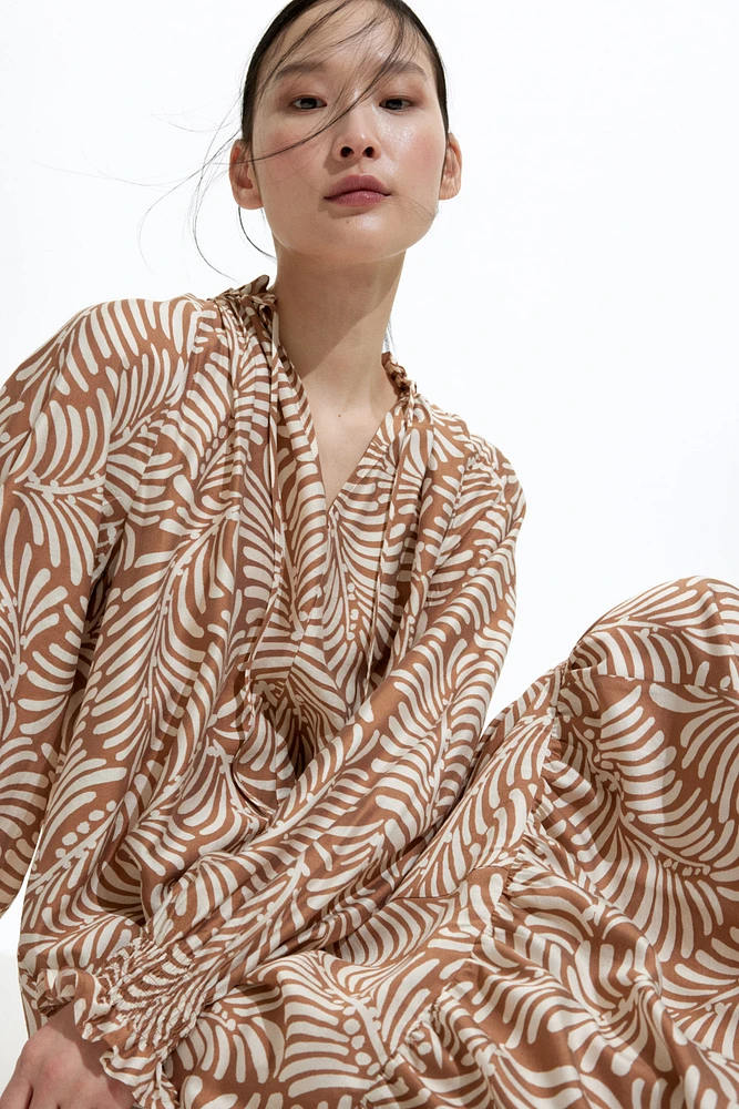 Ruffle-Collar Dress
