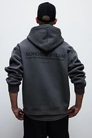 Loose Fit Printed Hoodie