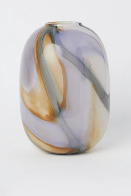 Patterned Glass Vase