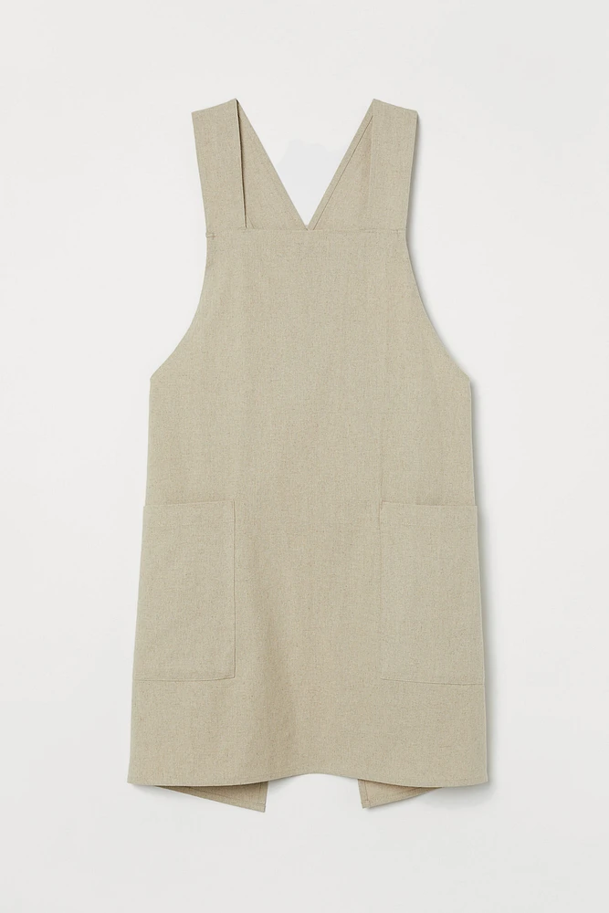 Linen-blend Apron