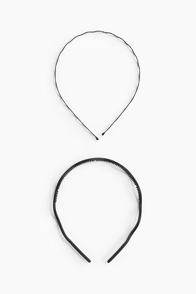 2-pack Wavy Hairbands