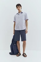 Chemise Oxford classique avec manches courtes