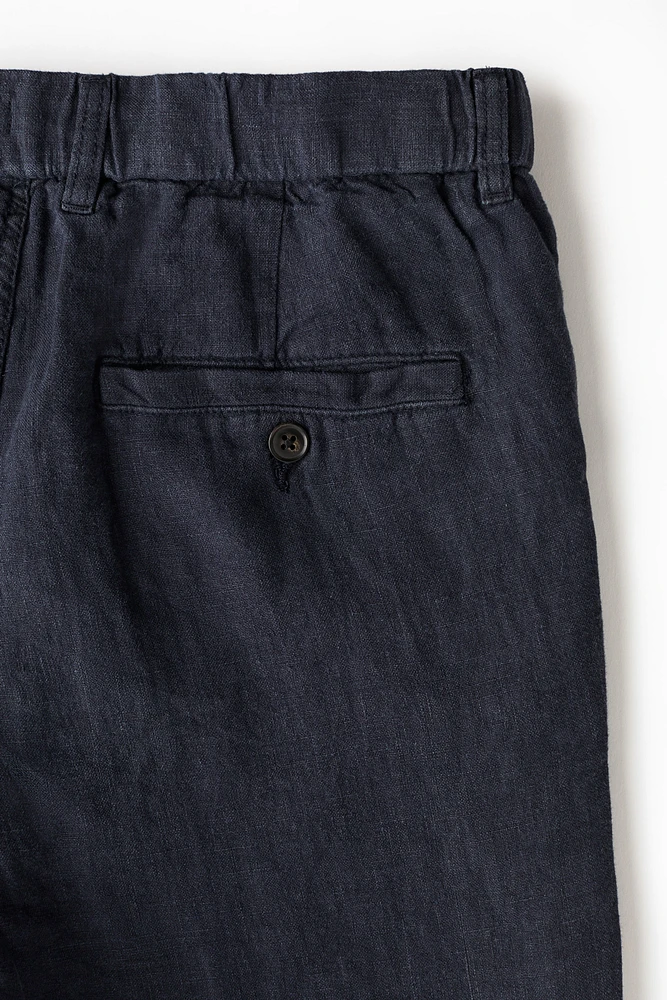 Regular Fit Linen Pants