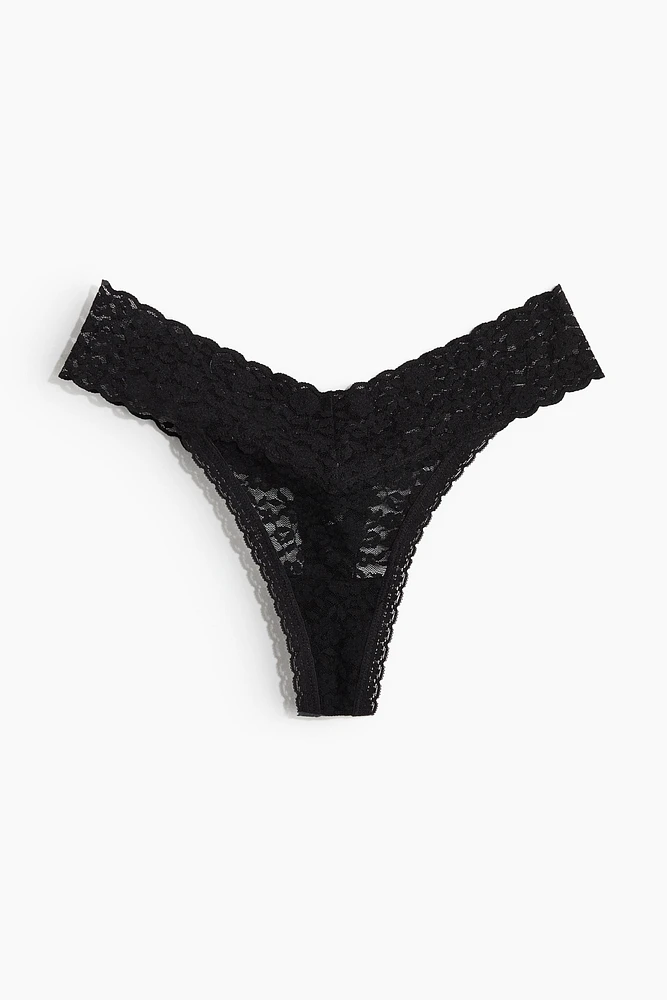 10-pack Lace Thong Briefs