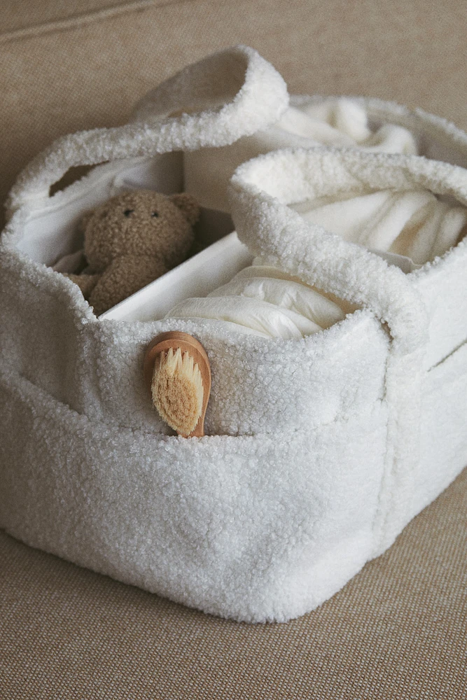 Teddy Fleece Changing Bag