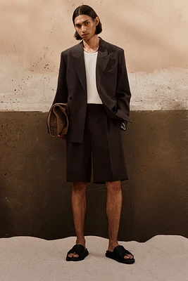 Relaxed-Fit Double-Breasted Blazer