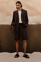 Relaxed-Fit Double-Breasted Blazer
