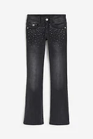 Flared Leg Low Jeans